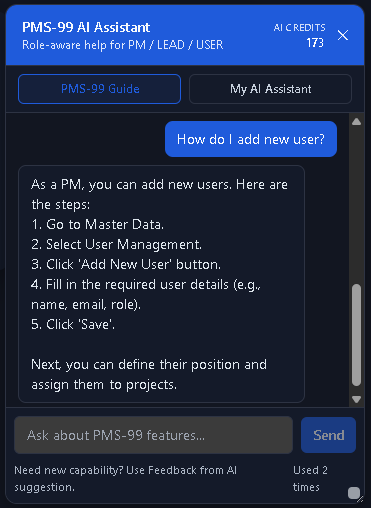 AI Assistant: Example Q&A
