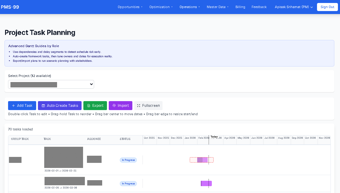 Plan: Project Task Planning